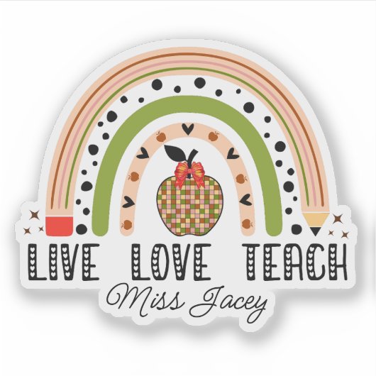 Liefdesonderwijs inspireert de waardering van de r sticker (Voorkant)