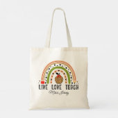Liefdesonderwijs inspireert de waardering van de r tote bag (Achterkant)