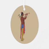 Liefdesoproep Metalen Ornament (Voorkant links)