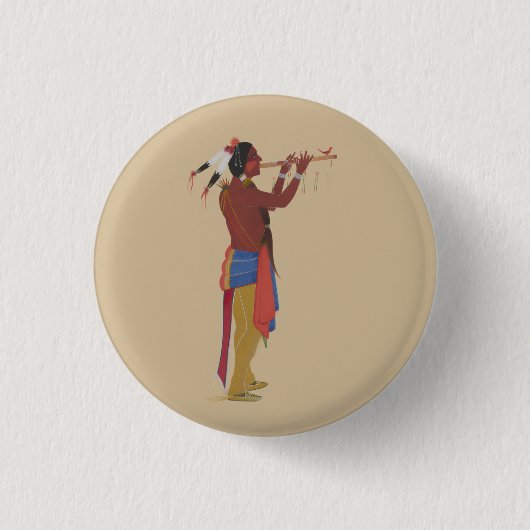 Liefdesoproep Ronde Button 3,2 Cm (Voorkant)