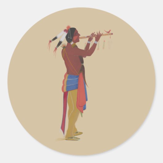 Liefdesoproep Ronde Sticker (Voorkant)