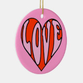 Liefdesornament Keramisch Ornament (Rechts)