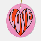 Liefdesornament Keramisch Ornament (Links)