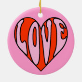 Liefdesornament Keramisch Ornament (Achterkant)