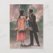  liefdespaar briefkaart (Voorkant)