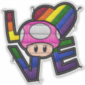 Liefdespad - Rainbow Sticker (Voorkant)