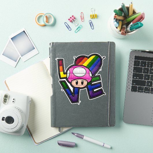 Liefdespad - Rainbow Sticker (iPad Cover)