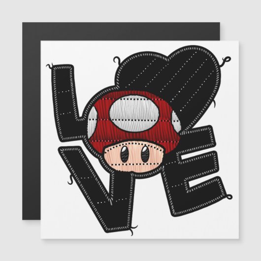 Liefdespad - Rode magneet (Voorkant / Achterkant)