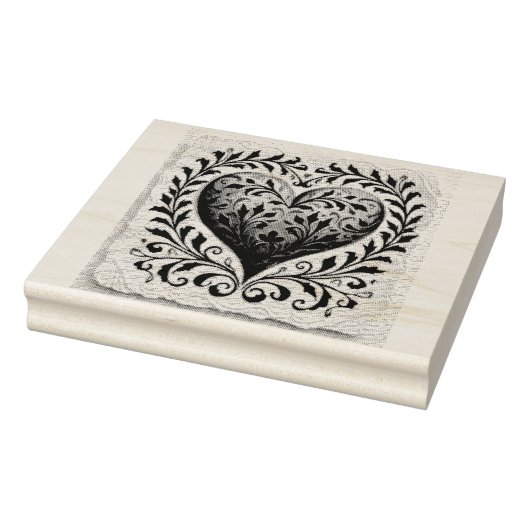 Liefdespalet: Gouache Valentijnsharten Rubberstempel (Stempel)
