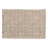 Liefdespatroon  kussensloop (Achterkant)