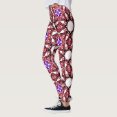 Liefdespatroon ontworpen leggings (Links)