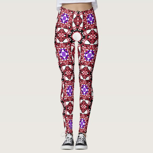 Liefdespatroon ontworpen leggings (Voorkant)