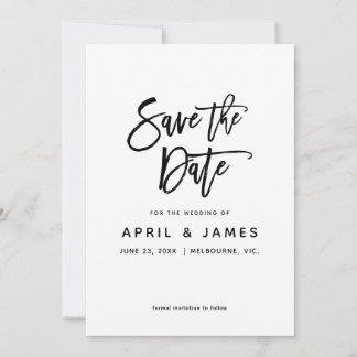 Liefdespenseeltypografie Save The Date