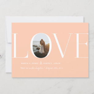 Liefdesperzikfoto Save The Date
