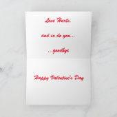 liefdespijn feestdagen kaart (Binnen)