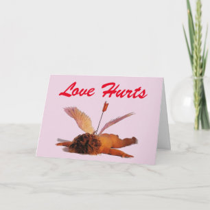 liefdespijn feestdagen kaart