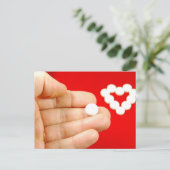Liefdespil Briefkaart (Staand voorkant)