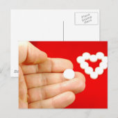 Liefdespil Briefkaart (Voorkant / Achterkant)