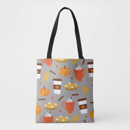 liefdespompoen grijs tote bag (Voorkant)