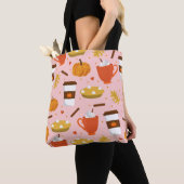 liefdespompoenroze tote bag (Dichtbij)