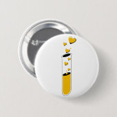 liefdespoot ronde button 5,7 cm (Voorkant /achterkant)