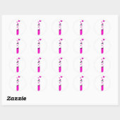liefdespoot ronde sticker (Vel)