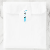 liefdespoot ronde sticker (Tas)