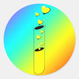 liefdespoot ronde sticker