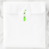 liefdespoot ronde sticker (Tas)