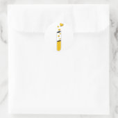 liefdespoot ronde sticker (Tas)