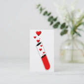 liefdespoot visitekaartje (Staand voorkant)