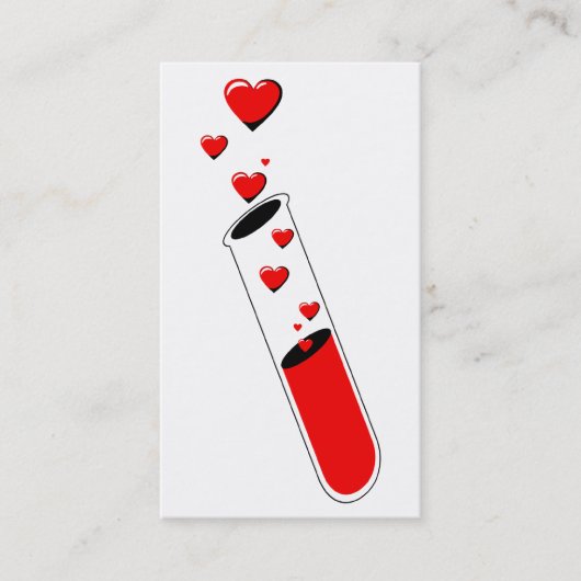 liefdespoot visitekaartje (Voorkant)