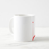liefdespop koffiemok (Voorkant links)