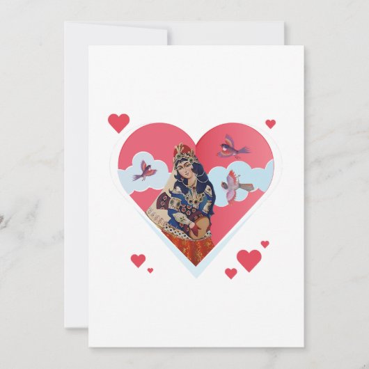 Liefdesreis: Een Hartelijke Kaart (Voorkant)