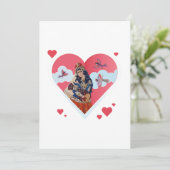 Liefdesreis: Een Hartelijke Kaart (Staand voorkant)