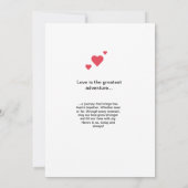 Liefdesreis: Een Hartelijke Kaart (Achterkant)