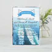 Liefdesreis|Huwelijk op cruiseschip/bestemming huw Kaart (Staand voorkant)