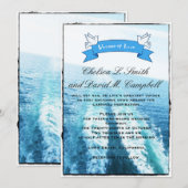 Liefdesreis|Huwelijk op cruiseschip/bestemming huw Kaart (Voorkant / Achterkant)