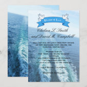 Liefdesreis|Huwelijk op cruiseschip/bestemming huw Kaart (Voorkant / Achterkant)