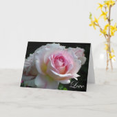 Liefdesrooskaart Kaart (Gele Bloem)