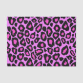 Liefdesroze en luipaard feestpapier tissuepapier (Voorkant)