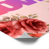 Liefdesrozen Poster (Hoek)