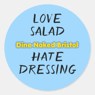"Liefdessalade Hate Dressing" stickers