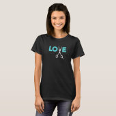 Liefdesschaar Haarstylist Barber T-shirt (Voorkant volledig)