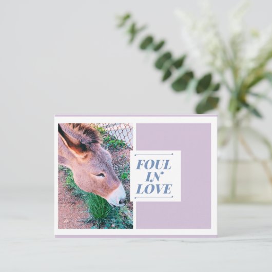 Liefdesschennis Briefkaart (Staand voorkant)