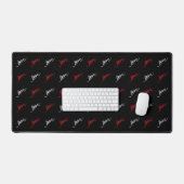 Liefdesscript Typografie Elegante Valentijn Bureaumat (Keyboard & Muis)