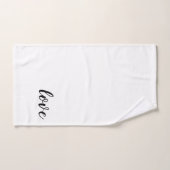 Liefdesscript Valentijnshuwelijk Badhanddoekenset Bad Handdoek (Handdoek)