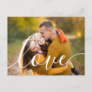 Liefdesscriptie Fotokaart Feestdagenkaart