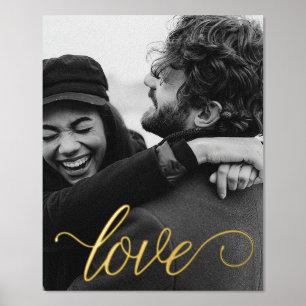 Liefdesscriptie Koppel Folie Prints