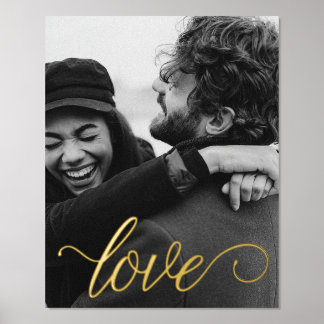 Liefdesscriptie Koppel Folie Prints